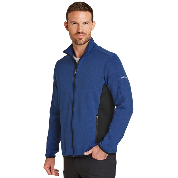 Eddie Bauer Full-Zip Heather Stretch Fleece Jacket. - Eddie Bauer Full-Zip Heather Stretch Fleece Jacket. - Image 6 of 15