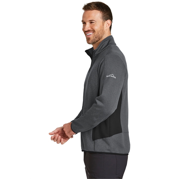 Eddie Bauer Full-Zip Heather Stretch Fleece Jacket. - Eddie Bauer Full-Zip Heather Stretch Fleece Jacket. - Image 9 of 15