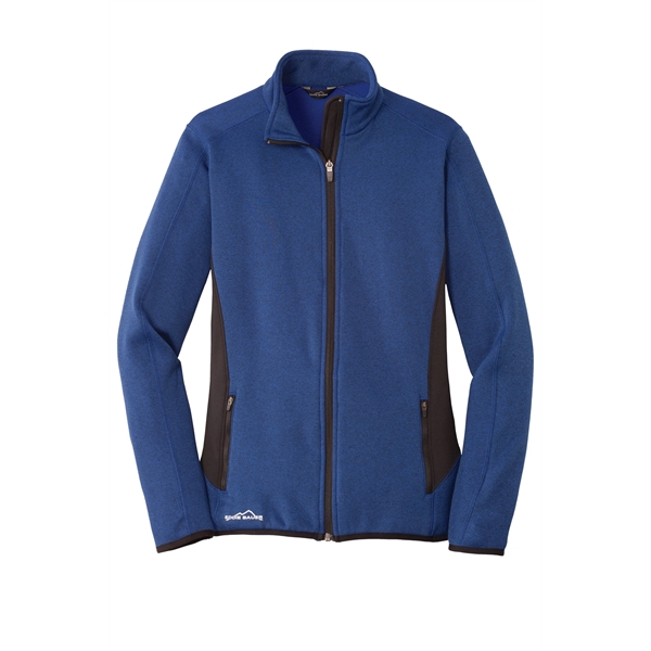 Eddie Bauer Women's Full-Zip Heather Stretch Fleece Jacket. - Eddie Bauer Women's Full-Zip Heather Stretch Fleece Jacket. - Image 5 of 15