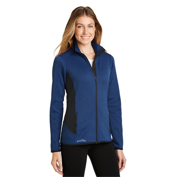 Eddie Bauer Women's Full-Zip Heather Stretch Fleece Jacket. - Eddie Bauer Women's Full-Zip Heather Stretch Fleece Jacket. - Image 6 of 15