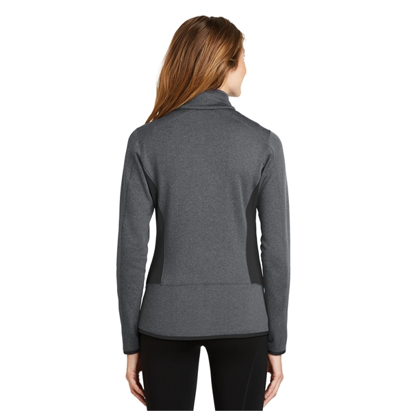 Eddie Bauer Women's Full-Zip Heather Stretch Fleece Jacket. - Eddie Bauer Women's Full-Zip Heather Stretch Fleece Jacket. - Image 8 of 15