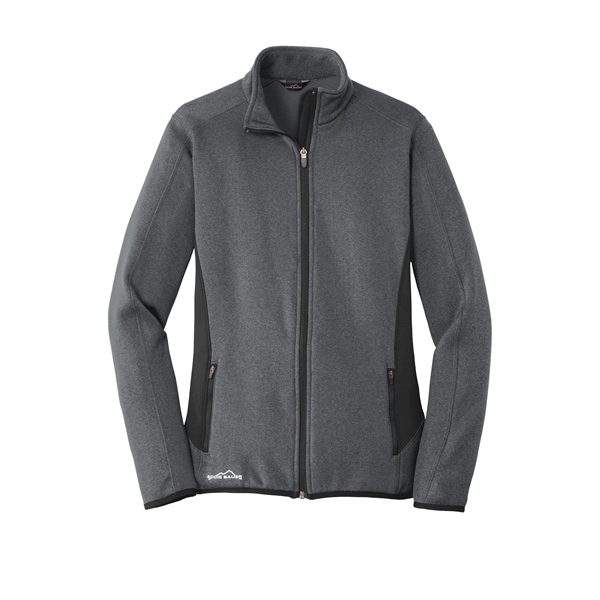 Eddie Bauer Women's Full-Zip Heather Stretch Fleece Jacket. - Eddie Bauer Women's Full-Zip Heather Stretch Fleece Jacket. - Image 10 of 15