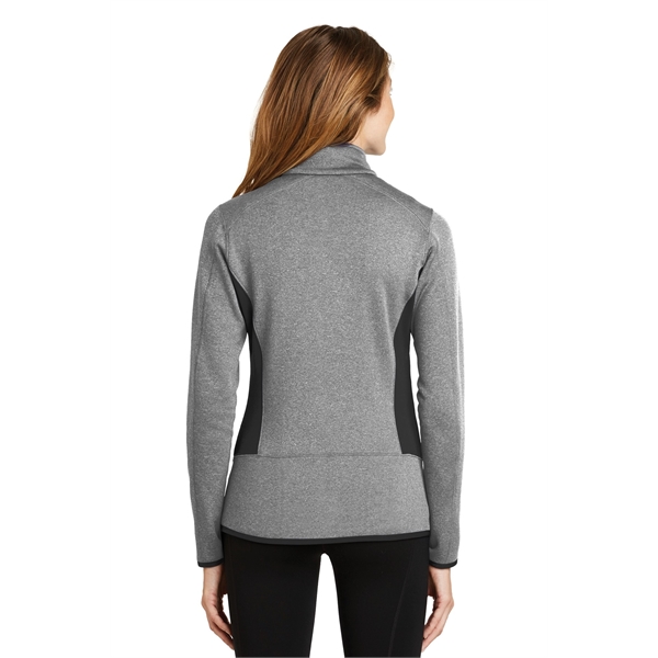 Eddie Bauer Women's Full-Zip Heather Stretch Fleece Jacket. - Eddie Bauer Women's Full-Zip Heather Stretch Fleece Jacket. - Image 12 of 15