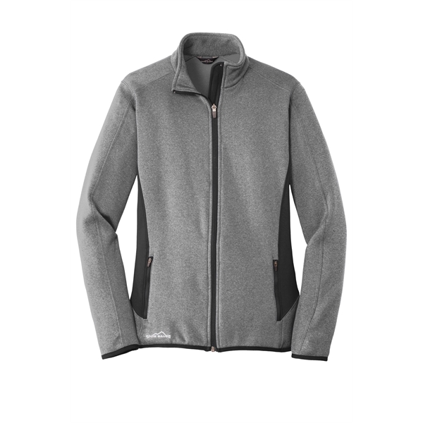 Eddie Bauer Women's Full-Zip Heather Stretch Fleece Jacket. - Eddie Bauer Women's Full-Zip Heather Stretch Fleece Jacket. - Image 14 of 15