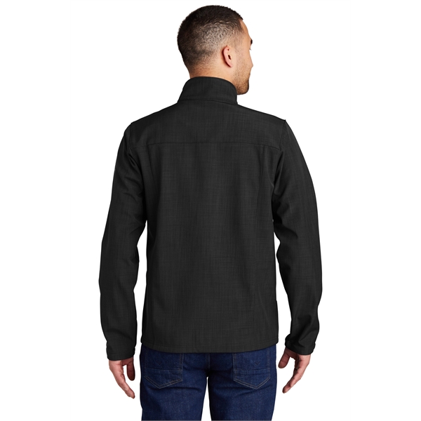 Eddie Bauer Shaded Crosshatch Soft Shell Jacket. - Eddie Bauer Shaded Crosshatch Soft Shell Jacket. - Image 2 of 13