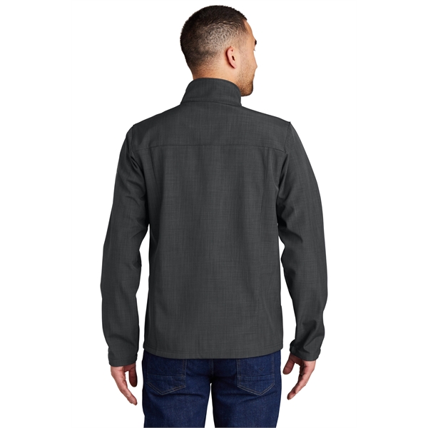 Eddie Bauer Shaded Crosshatch Soft Shell Jacket. - Eddie Bauer Shaded Crosshatch Soft Shell Jacket. - Image 5 of 13