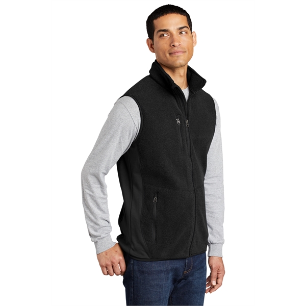 Port Authority R-Tek Pro Fleece Full-Zip Vest. - Port Authority R-Tek Pro Fleece Full-Zip Vest. - Image 3 of 16