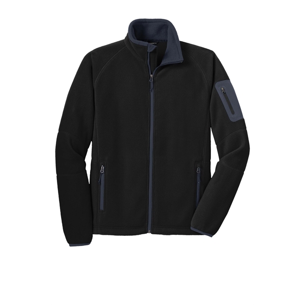 Port Authority Enhanced Value Fleece Full-Zip Jacket. - Port Authority Enhanced Value Fleece Full-Zip Jacket. - Image 9 of 19