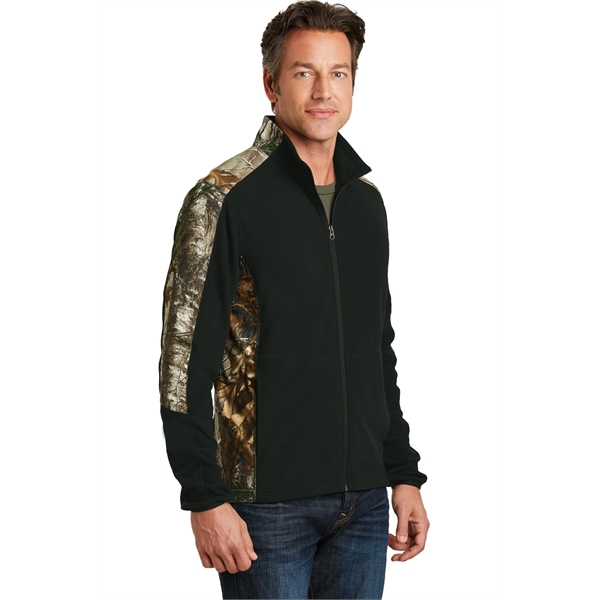 Port Authority Camouflage Microfleece Full-Zip Jacket. - Port Authority Camouflage Microfleece Full-Zip Jacket. - Image 4 of 5