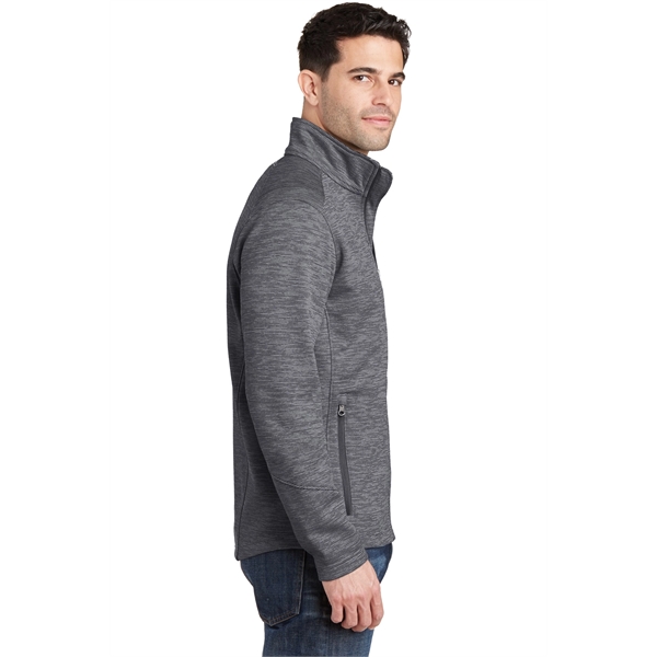 Port Authority Digi Stripe Fleece Jacket. - Port Authority Digi Stripe Fleece Jacket. - Image 6 of 21