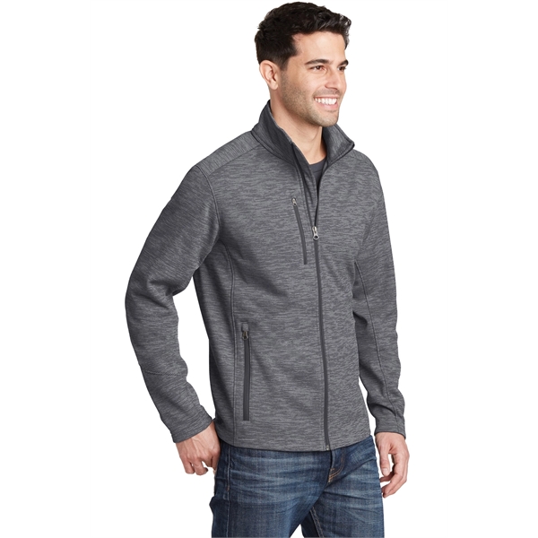 Port Authority Digi Stripe Fleece Jacket. - Port Authority Digi Stripe Fleece Jacket. - Image 8 of 21