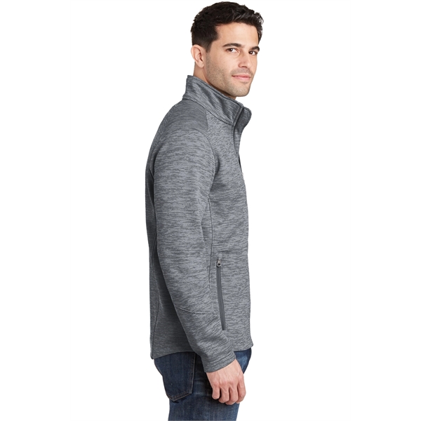 Port Authority Digi Stripe Fleece Jacket. - Port Authority Digi Stripe Fleece Jacket. - Image 15 of 21