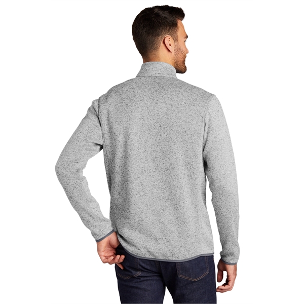 Port Authority Sweater Fleece Jacket. - Port Authority Sweater Fleece Jacket. - Image 26 of 30