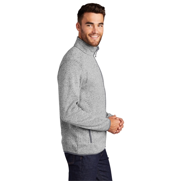 Port Authority Sweater Fleece Jacket. - Port Authority Sweater Fleece Jacket. - Image 27 of 30