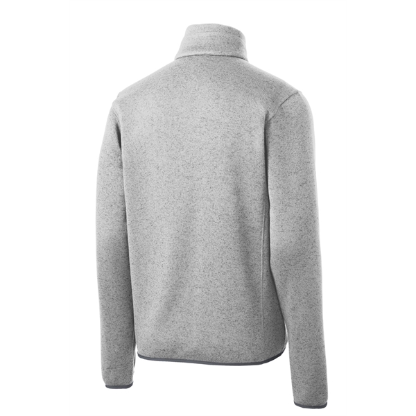 Port Authority Sweater Fleece Jacket. - Port Authority Sweater Fleece Jacket. - Image 11 of 30