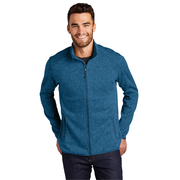 Port Authority Sweater Fleece Jacket. - Port Authority Sweater Fleece Jacket. - Image 28 of 30