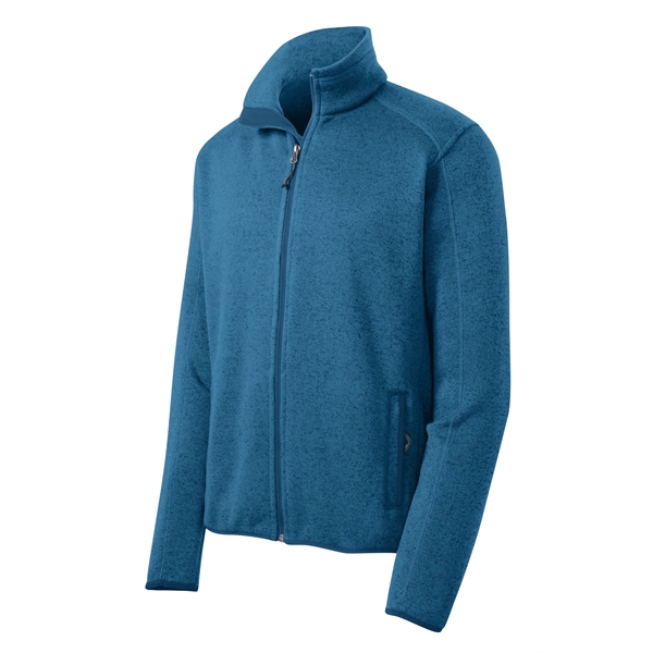 Port Authority Sweater Fleece Jacket. - Port Authority Sweater Fleece Jacket. - Image 14 of 30