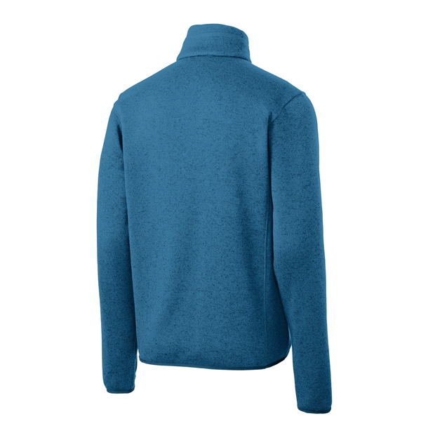 Port Authority Sweater Fleece Jacket. - Port Authority Sweater Fleece Jacket. - Image 15 of 30