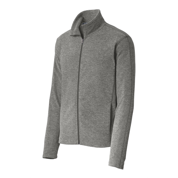 Port Authority Heather Microfleece Full-Zip Jacket. - Port Authority Heather Microfleece Full-Zip Jacket. - Image 13 of 20