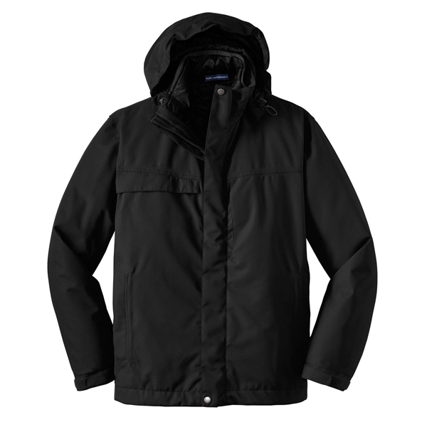 Port Authority Herringbone 3-in-1 Parka. - Port Authority Herringbone 3-in-1 Parka. - Image 0 of 10