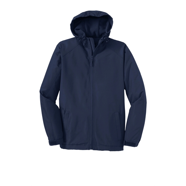 Port Authority Hooded Charger Jacket. - Port Authority Hooded Charger Jacket. - Image 13 of 14
