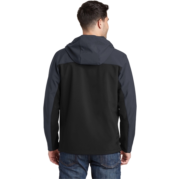 Port Authority Hooded Core Soft Shell Jacket. - Port Authority Hooded Core Soft Shell Jacket. - Image 2 of 16