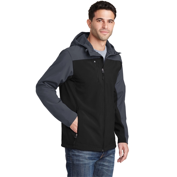 Port Authority Hooded Core Soft Shell Jacket. - Port Authority Hooded Core Soft Shell Jacket. - Image 5 of 16