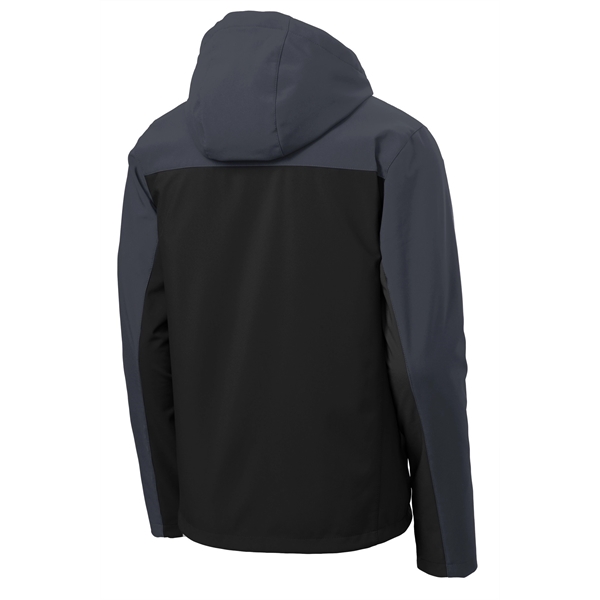 Port Authority Hooded Core Soft Shell Jacket. - Port Authority Hooded Core Soft Shell Jacket. - Image 7 of 16