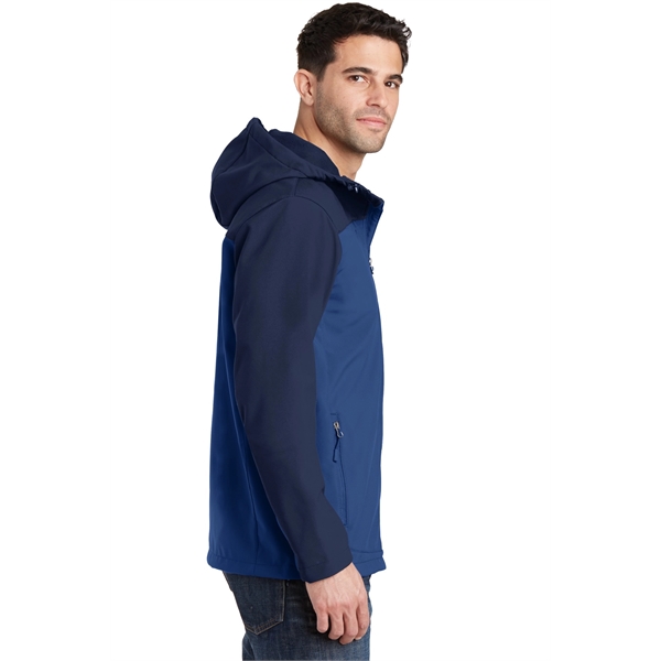 Port Authority Hooded Core Soft Shell Jacket. - Port Authority Hooded Core Soft Shell Jacket. - Image 9 of 16