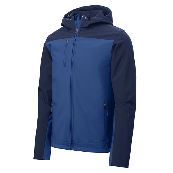 Port Authority Hooded Core Soft Shell Jacket. - Port Authority Hooded Core Soft Shell Jacket. - Image 10 of 16