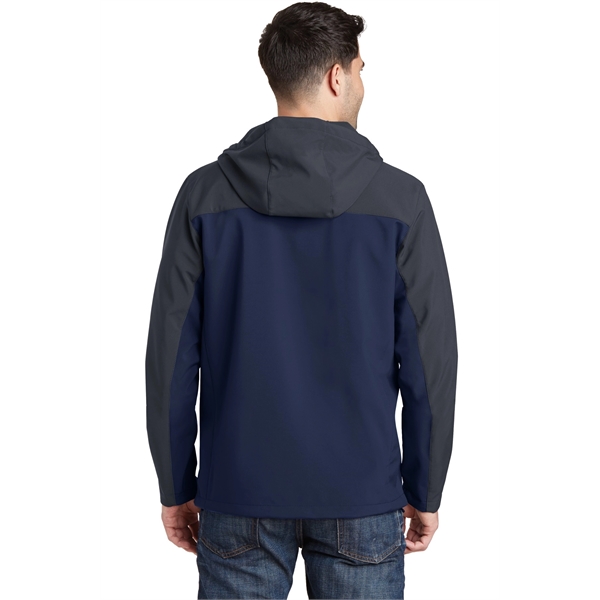 Port Authority Hooded Core Soft Shell Jacket. - Port Authority Hooded Core Soft Shell Jacket. - Image 12 of 16