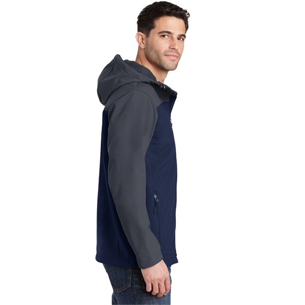 Port Authority Hooded Core Soft Shell Jacket. - Port Authority Hooded Core Soft Shell Jacket. - Image 13 of 16