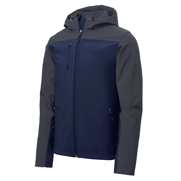 Port Authority Hooded Core Soft Shell Jacket. - Port Authority Hooded Core Soft Shell Jacket. - Image 14 of 16