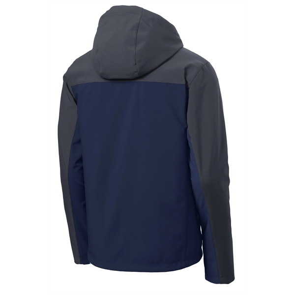 Port Authority Hooded Core Soft Shell Jacket. - Port Authority Hooded Core Soft Shell Jacket. - Image 15 of 16