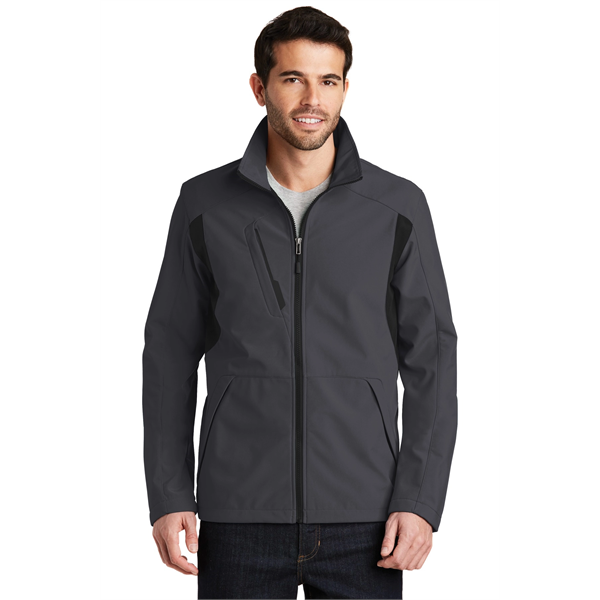 Port Authority Back-Block Soft Shell Jacket. - Port Authority Back-Block Soft Shell Jacket. - Image 0 of 15
