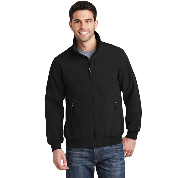 Port Authority Soft Shell Bomber Jacket. - Port Authority Soft Shell Bomber Jacket. - Image 0 of 15