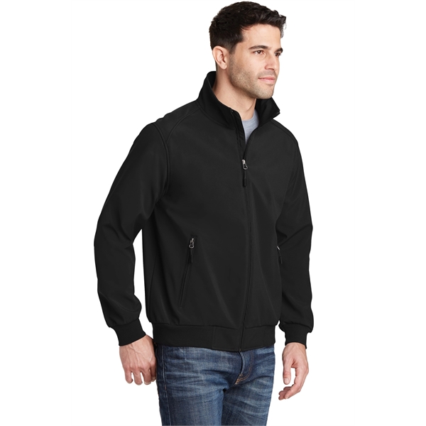 Port Authority Soft Shell Bomber Jacket. - Port Authority Soft Shell Bomber Jacket. - Image 6 of 15