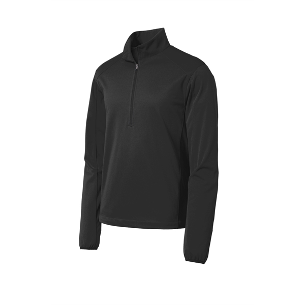 Port Authority Active 1/2-Zip Soft Shell Jacket. - Port Authority Active 1/2-Zip Soft Shell Jacket. - Image 6 of 34