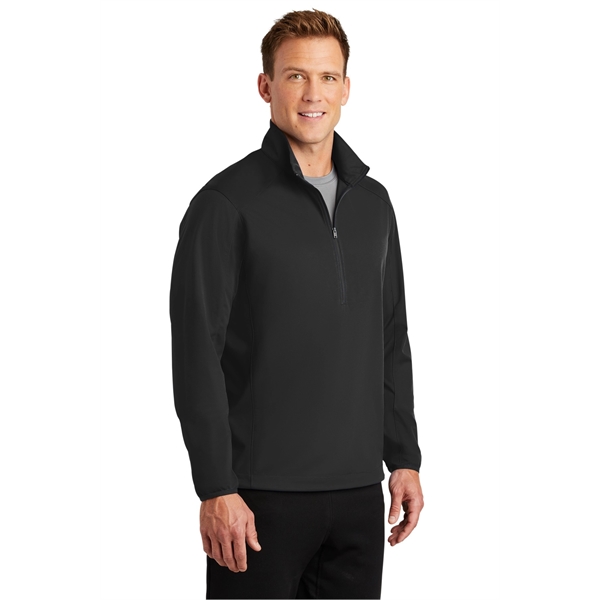 Port Authority Active 1/2-Zip Soft Shell Jacket. - Port Authority Active 1/2-Zip Soft Shell Jacket. - Image 28 of 34