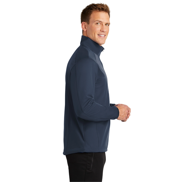 Port Authority Active 1/2-Zip Soft Shell Jacket. - Port Authority Active 1/2-Zip Soft Shell Jacket. - Image 31 of 34