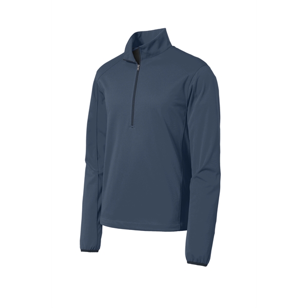 Port Authority Active 1/2-Zip Soft Shell Jacket. - Port Authority Active 1/2-Zip Soft Shell Jacket. - Image 11 of 34