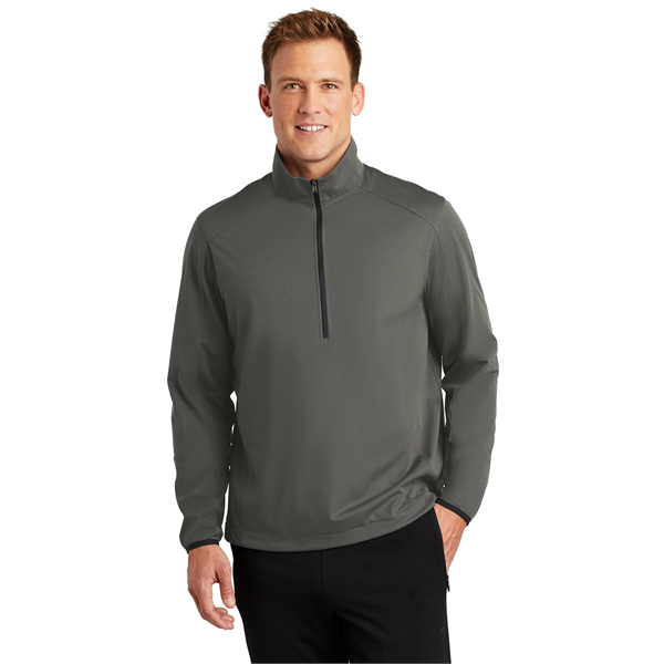 Port Authority Active 1/2-Zip Soft Shell Jacket. - Port Authority Active 1/2-Zip Soft Shell Jacket. - Image 32 of 34