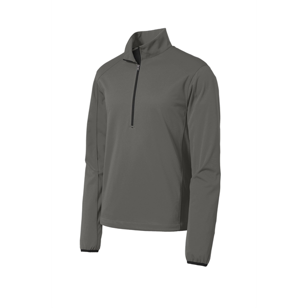 Port Authority Active 1/2-Zip Soft Shell Jacket. - Port Authority Active 1/2-Zip Soft Shell Jacket. - Image 15 of 34