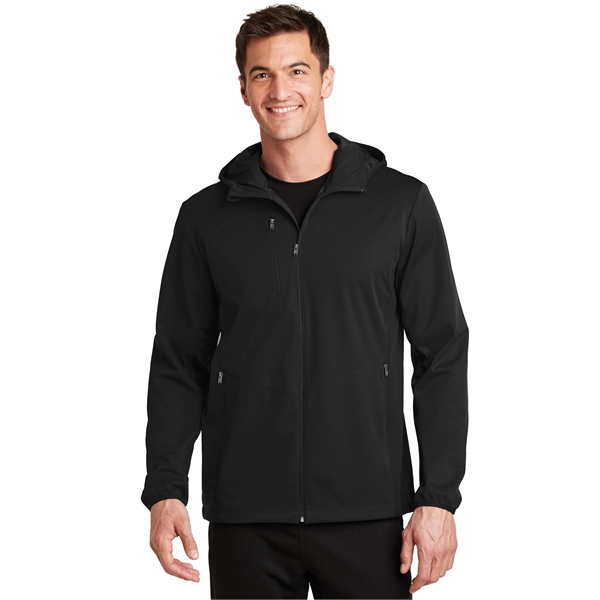 Port Authority Active Hooded Soft Shell Jacket. - Port Authority Active Hooded Soft Shell Jacket. - Image 1 of 20