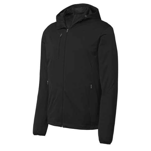 Port Authority Active Hooded Soft Shell Jacket. - Port Authority Active Hooded Soft Shell Jacket. - Image 5 of 20