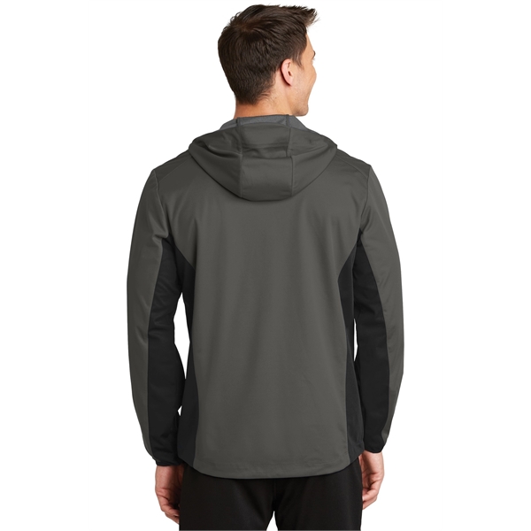 Port Authority Active Hooded Soft Shell Jacket. - Port Authority Active Hooded Soft Shell Jacket. - Image 9 of 20