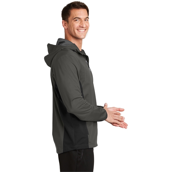 Port Authority Active Hooded Soft Shell Jacket. - Port Authority Active Hooded Soft Shell Jacket. - Image 10 of 20