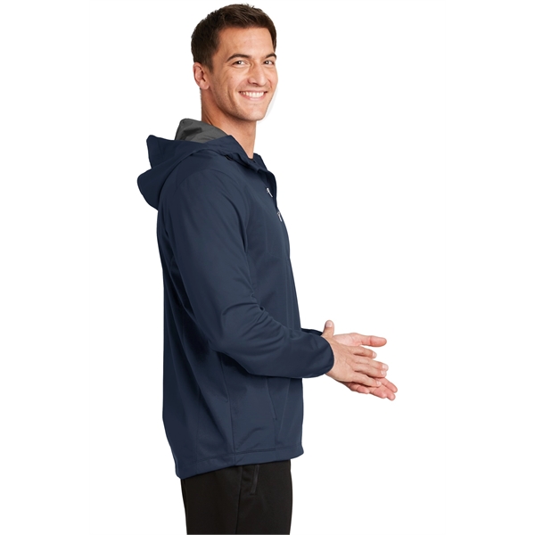 Port Authority Active Hooded Soft Shell Jacket. - Port Authority Active Hooded Soft Shell Jacket. - Image 14 of 20