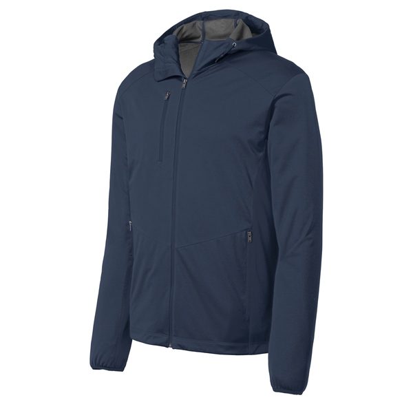 Port Authority Active Hooded Soft Shell Jacket. - Port Authority Active Hooded Soft Shell Jacket. - Image 15 of 20