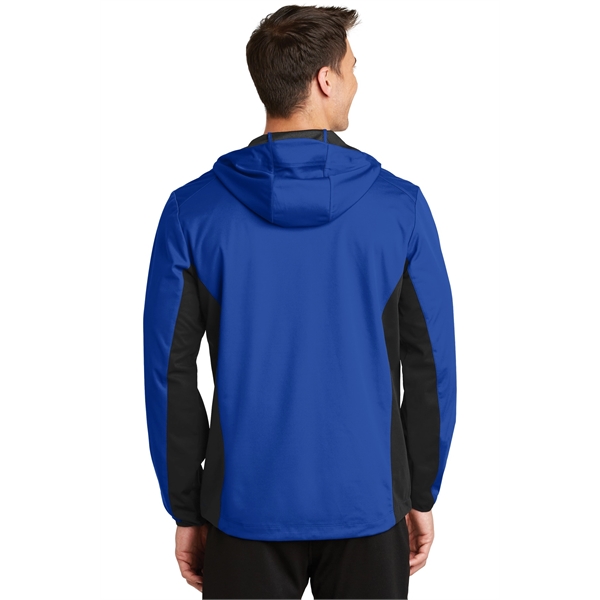 Port Authority Active Hooded Soft Shell Jacket. - Port Authority Active Hooded Soft Shell Jacket. - Image 17 of 20